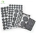 Multi-size adhesive felt furniture pad
